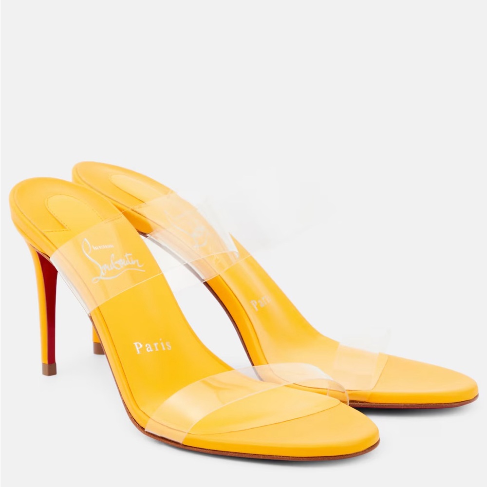 CHRISTIAN LOUBOUTIN
Just Nothing 85 PVC mules size 39